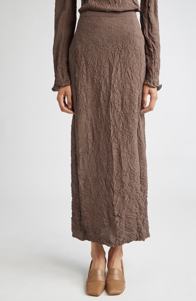 TEURN STUDIOS Crinkle Skirt, Main, color,