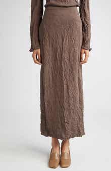TEURN STUDIOS Crinkle Skirt