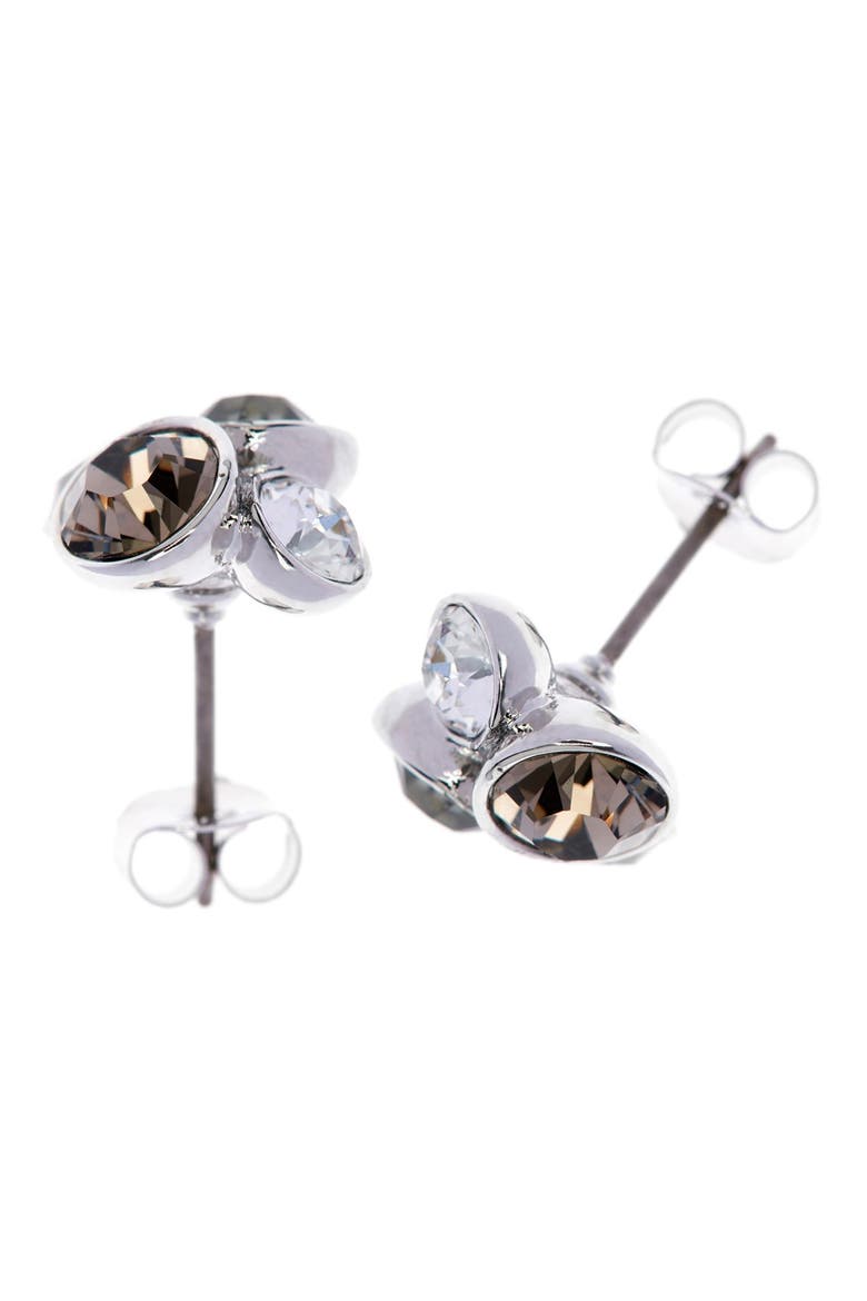 'Lynda' Stud Earrings, Alternate, color, SILVER/ CRYSTAL MULTI