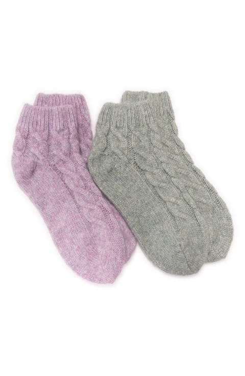 Lounge Assorted 2-Pack Quarter Socks