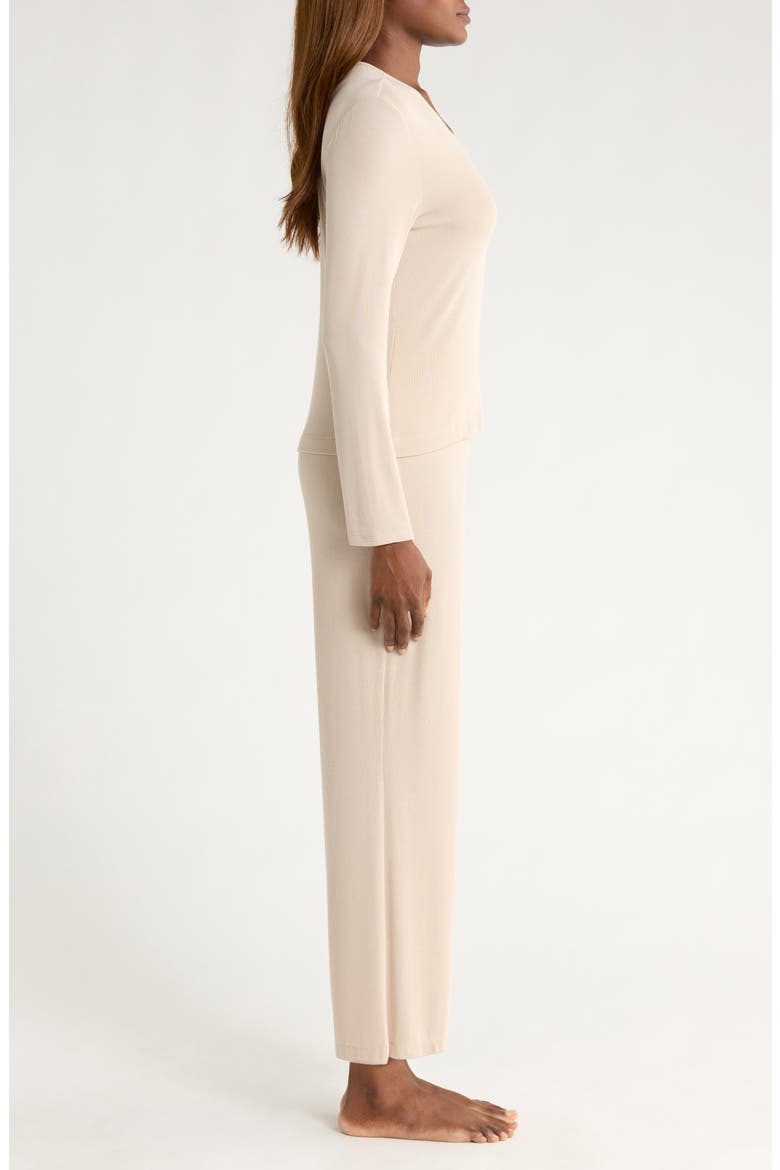 Rib Essentials Pajamas, Alternate, color, CASHMERE