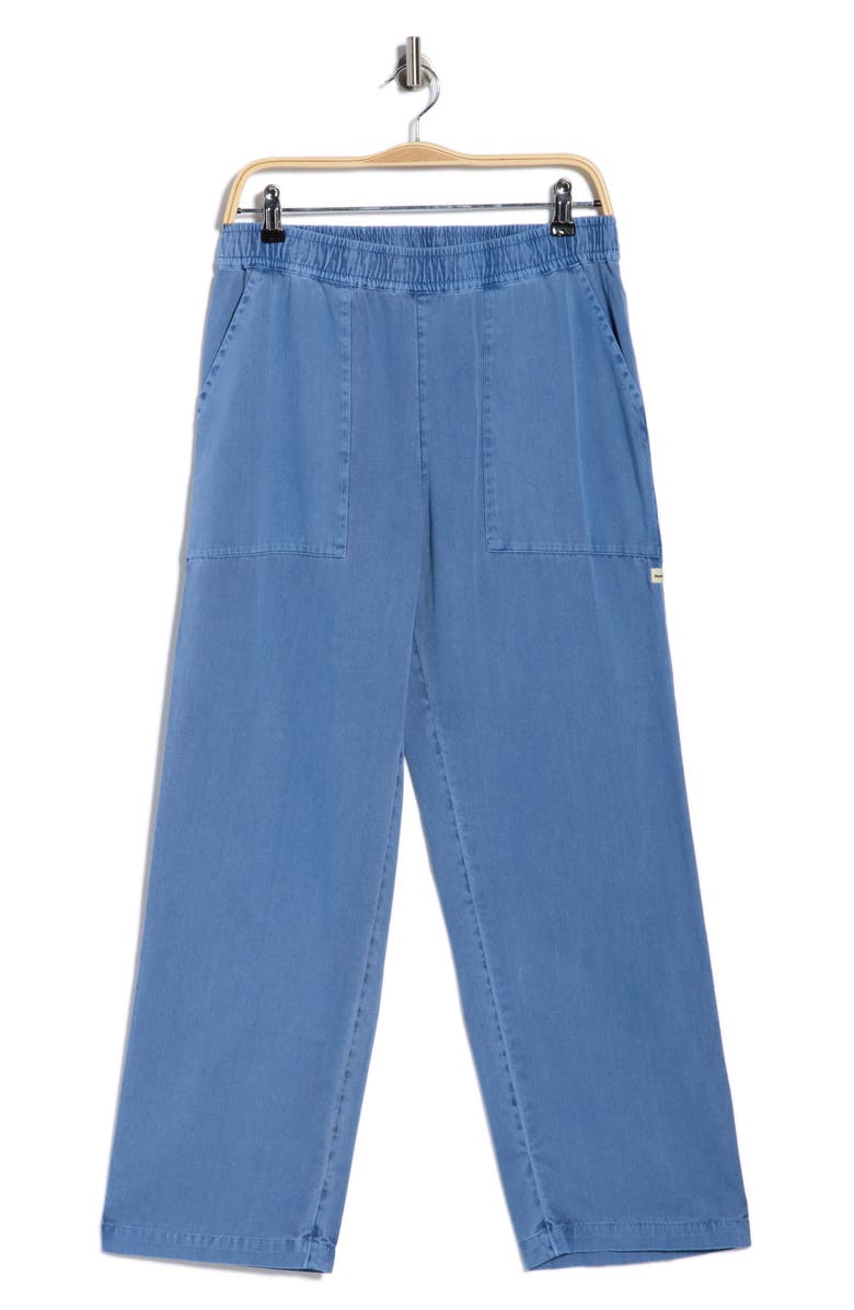 Hurley Wavy Days Wide Leg Pants, Alternate, color, Dutch Blue