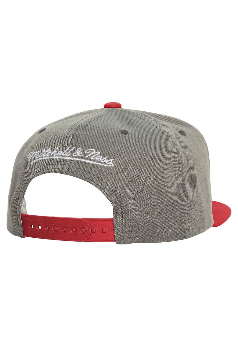 Men's Mitchell & Ness Gray Texas Rangers Cooperstown Collection Basic Flip Snapback Hat, Alternate, color, Gray