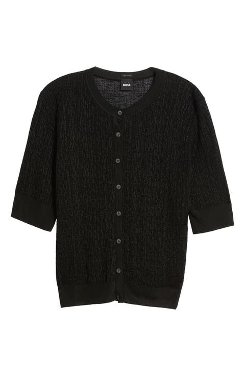Fialora Crewneck Cardigan