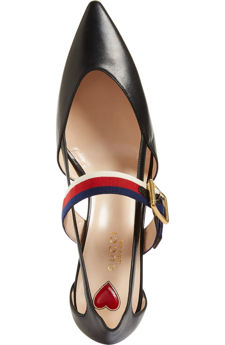 Gucci Stripe Pump, Alternate, color,
