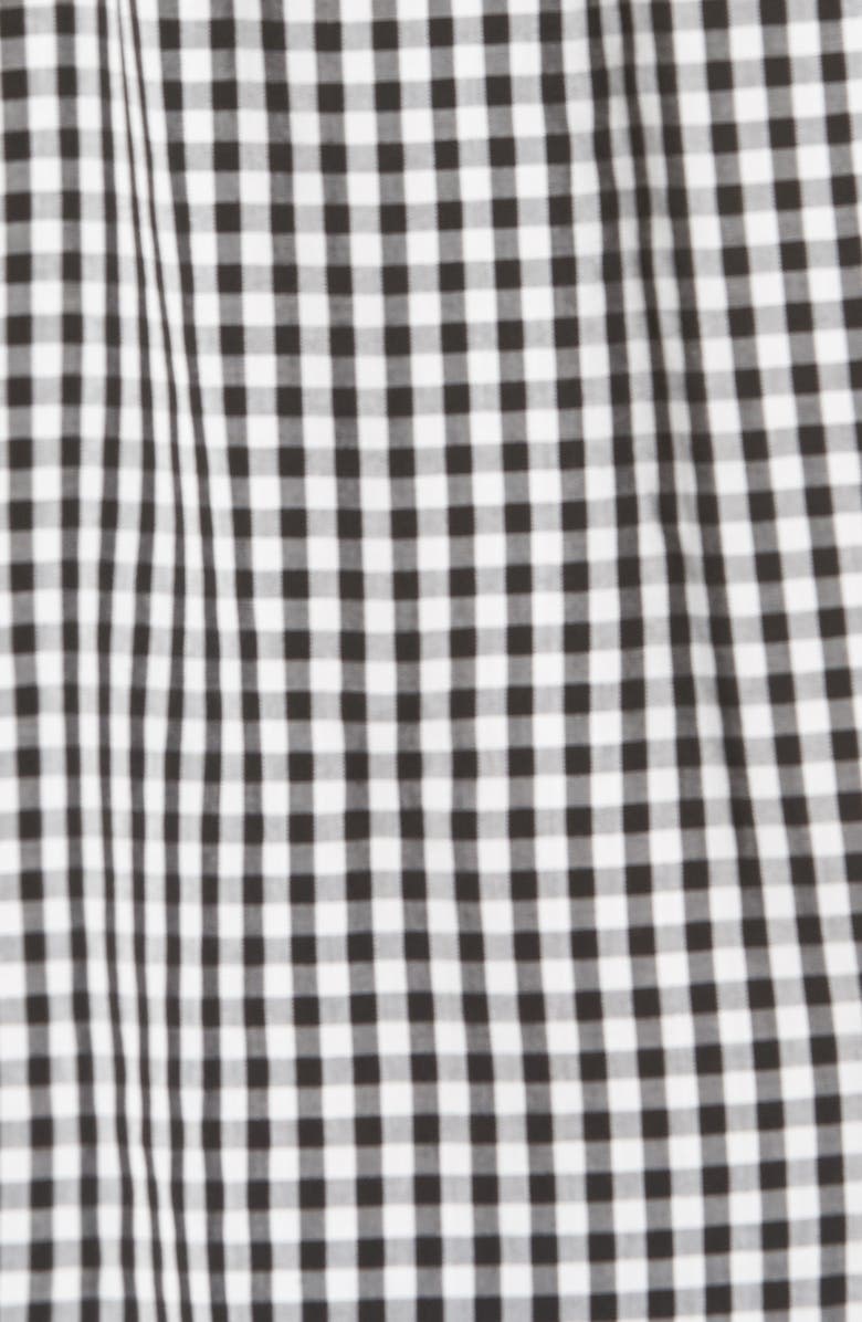 Love, Fire Smocked Check Off the Shoulder Top, Alternate, color,