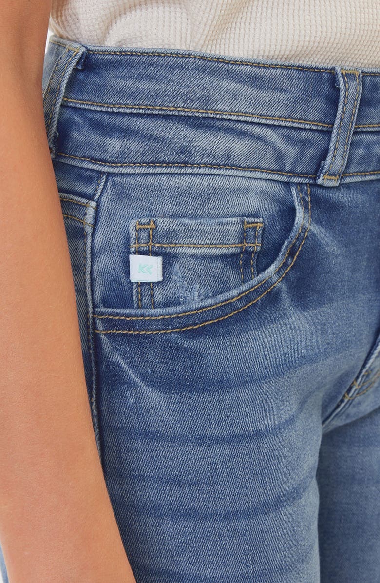 KanCan Dream High Rise Mini Straight Leg Jeans, Alternate, color, Medium Wash