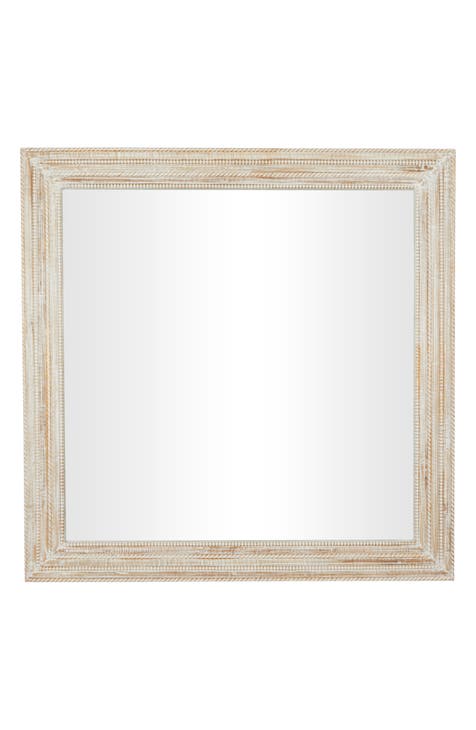 Mango Wood Framed Wall Mirror