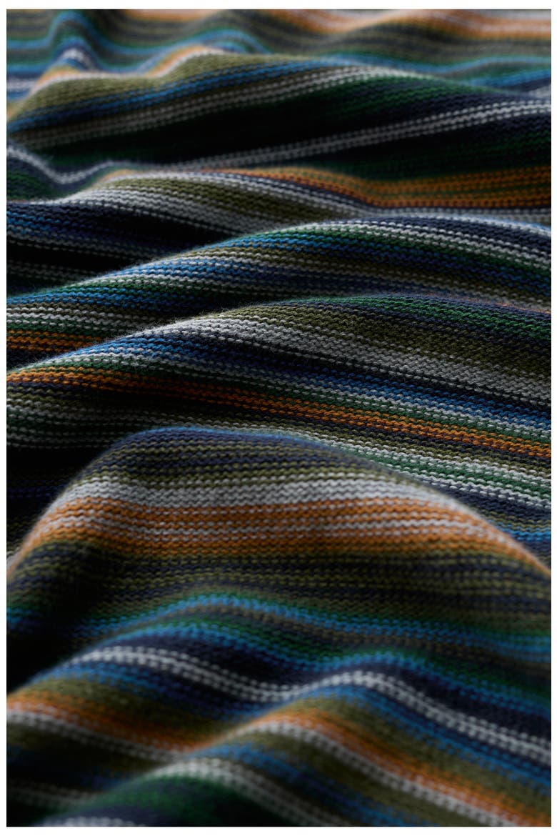 Trenale Stripe Organic Cotton Crewneck Sweater, Alternate, color, SOWN ATLANTIC