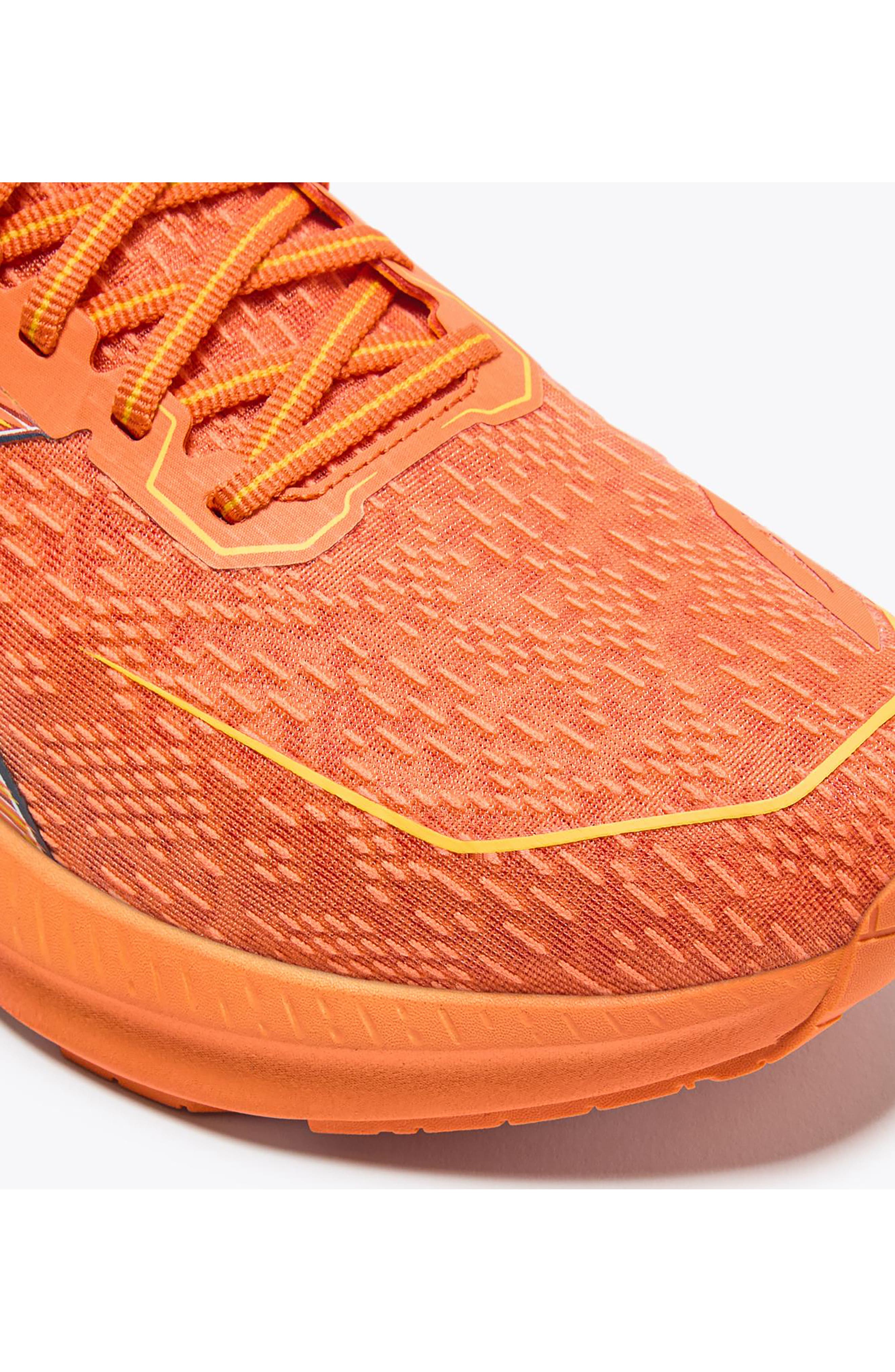 Diadora Mythos Blushield Volo 5 Sneaker, Alternate, color, Nectarine/ Lemon Chrome