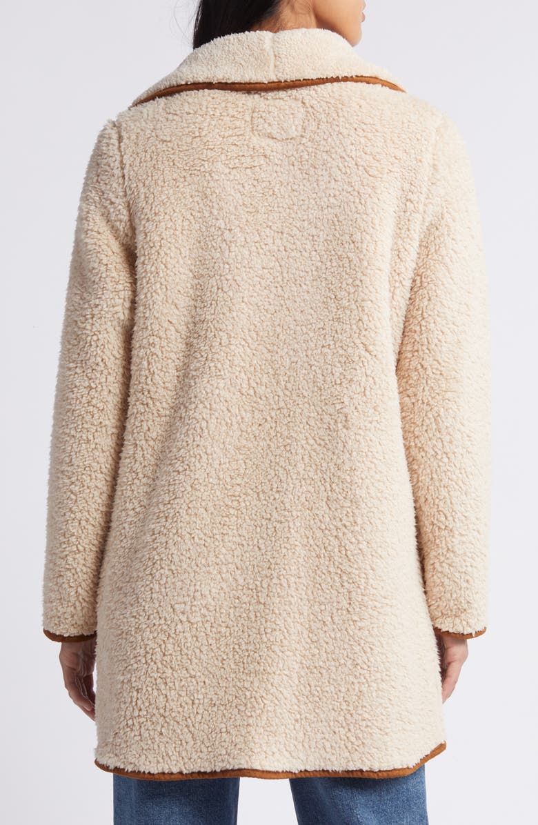 Lucky Brand Shawl Collar Faux Fur Jacket, Alternate, color,