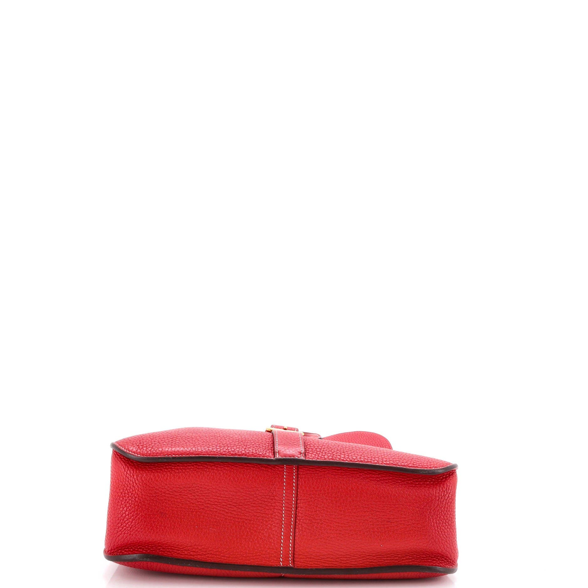 Pre-Owned Hermes Halzan Bag Clemence 31, Alternate, color, Rouge Casaque