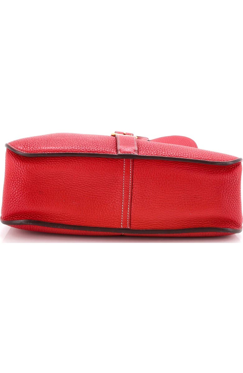 Pre-Owned Hermes Halzan Bag Clemence 31, Alternate, color, Rouge Casaque