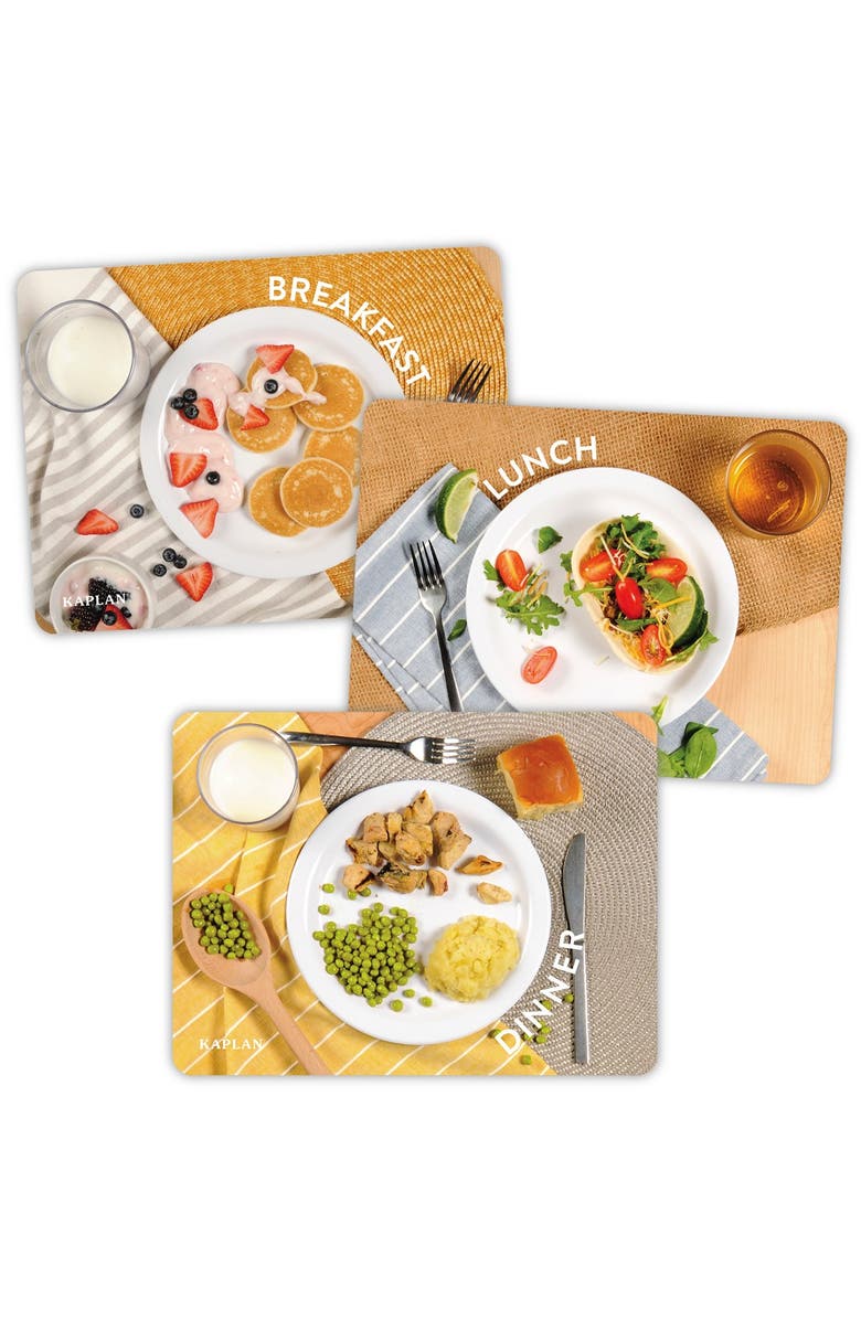 Kaplan Early Learning Company Breakfast, Lunch, and Dinner Meal Puzzles - Set of 3, Main, color, Multicolor