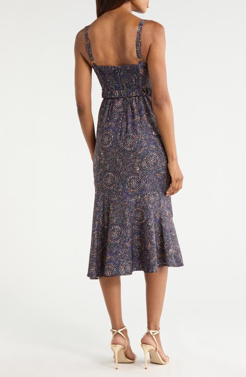 Lydia Belted Midi Dress