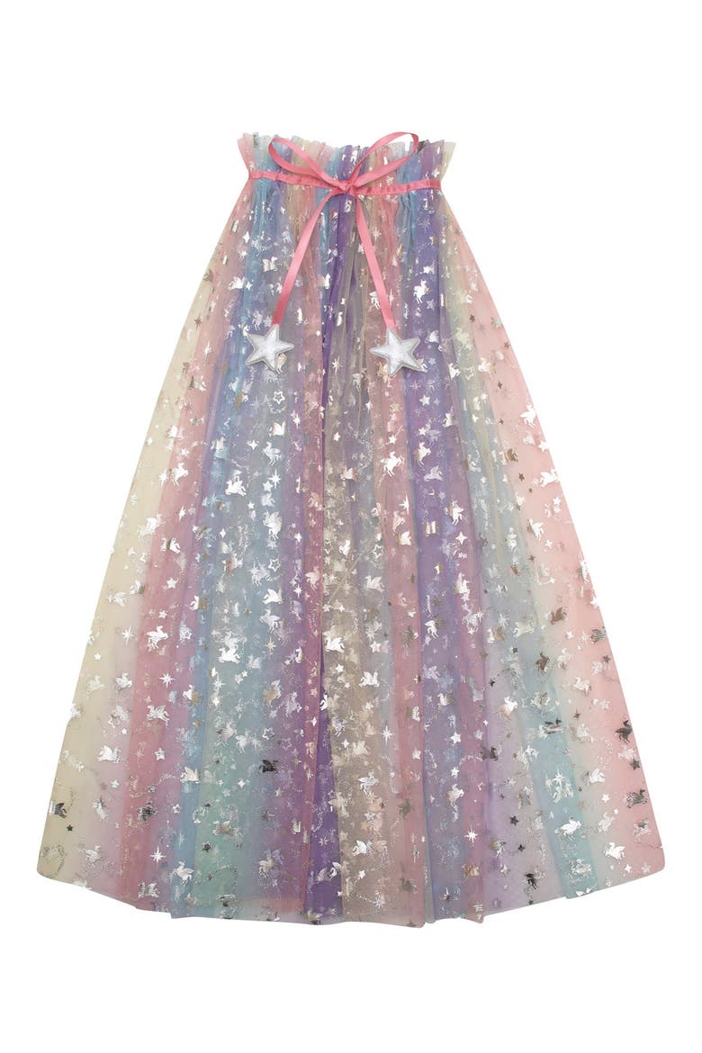 Kids' Unicorn Gradient Cape, Main, color, PINK MULTI