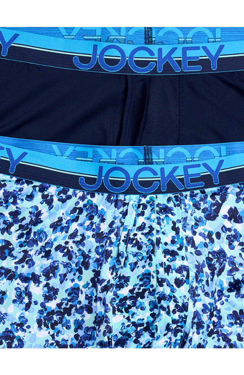 Jockey Big & Tall 2-pk Infinite Cool Performance Boxer Briefs, Alternate, color, Placid Petals