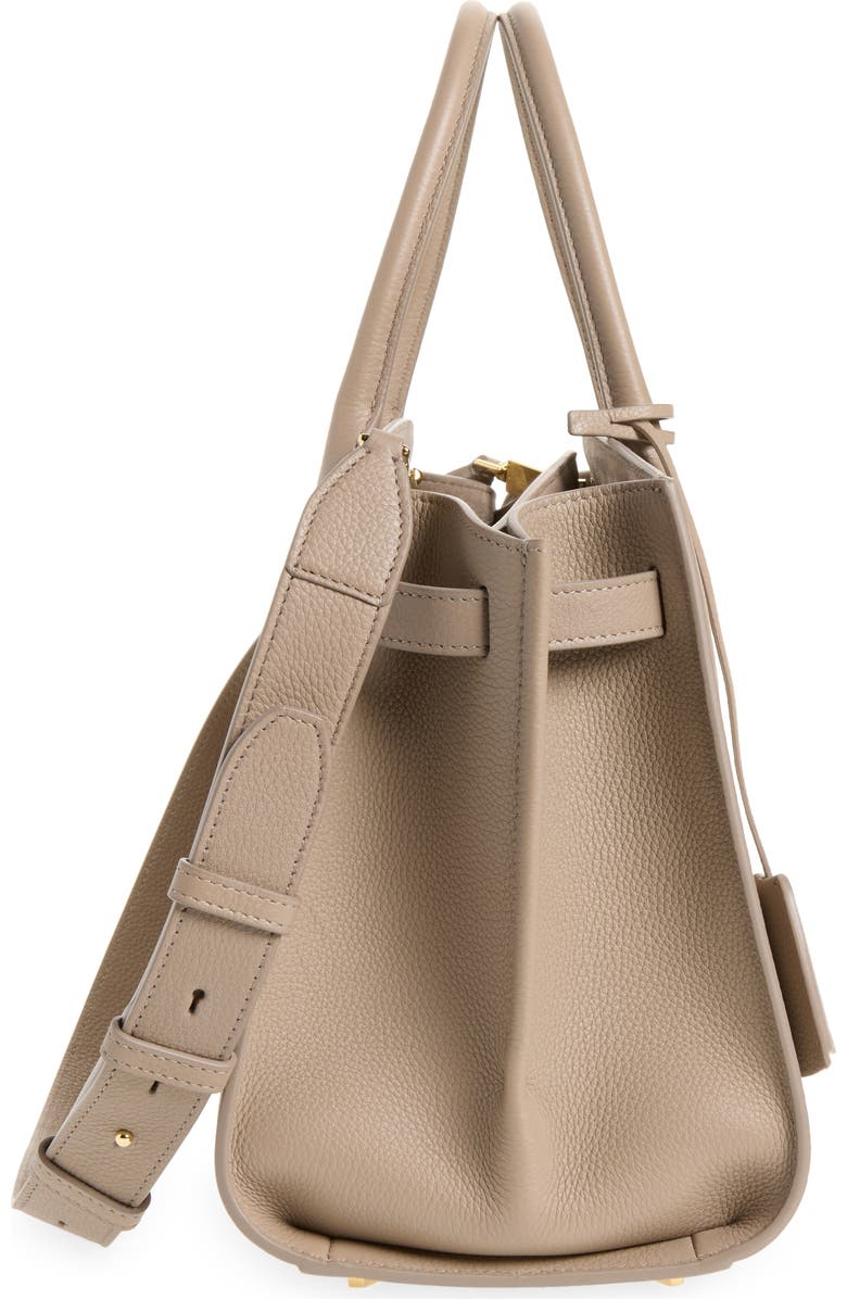FERRAGAMO Small The Studio Soft Leather Top Handle Bag, Alternate, color, Warm Taupe