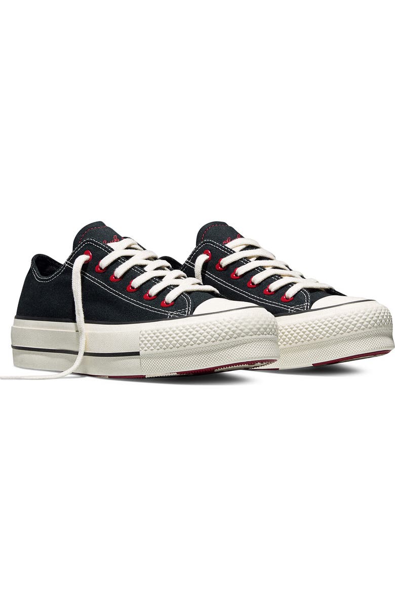 Converse Chuck Taylor All Star Lift Low Top Platform Sneaker, Main, color, Black/Egret/Days Ahead