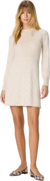 Missoni Women's Short Flared Dress With Long Sleeves And Jacquard Detailing