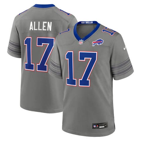 Men's Nike Josh Allen Gray Buffalo Bills Nickel City Game Jersey