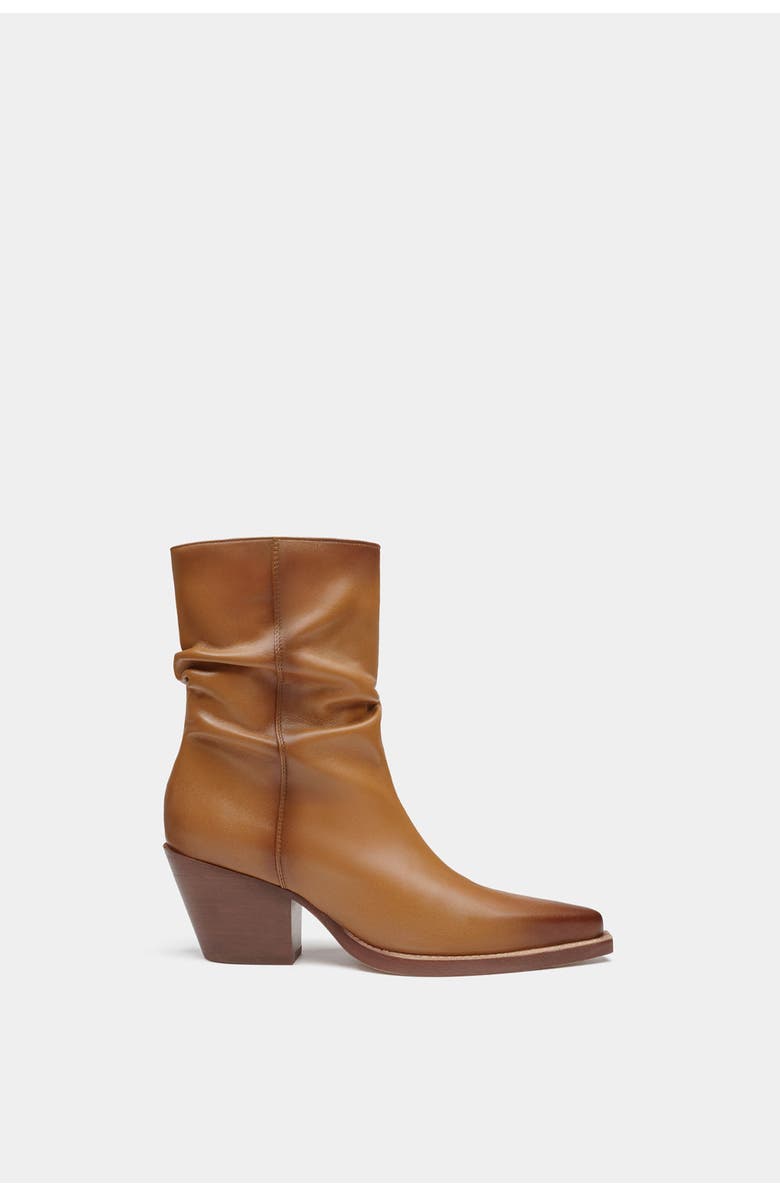 Dante Soft Leather Ankle Boots Gadot, Alternate, color, Brown