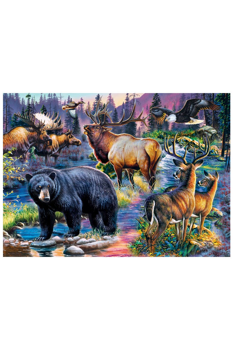 Wild Living 1000 Piece Jigsaw Puzzle, Alternate, color, Multicolor