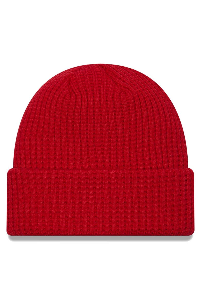 Men's New Era  Red Tampa Bay Buccaneers Prime Cuffed Knit Hat, Alternate, color, Red