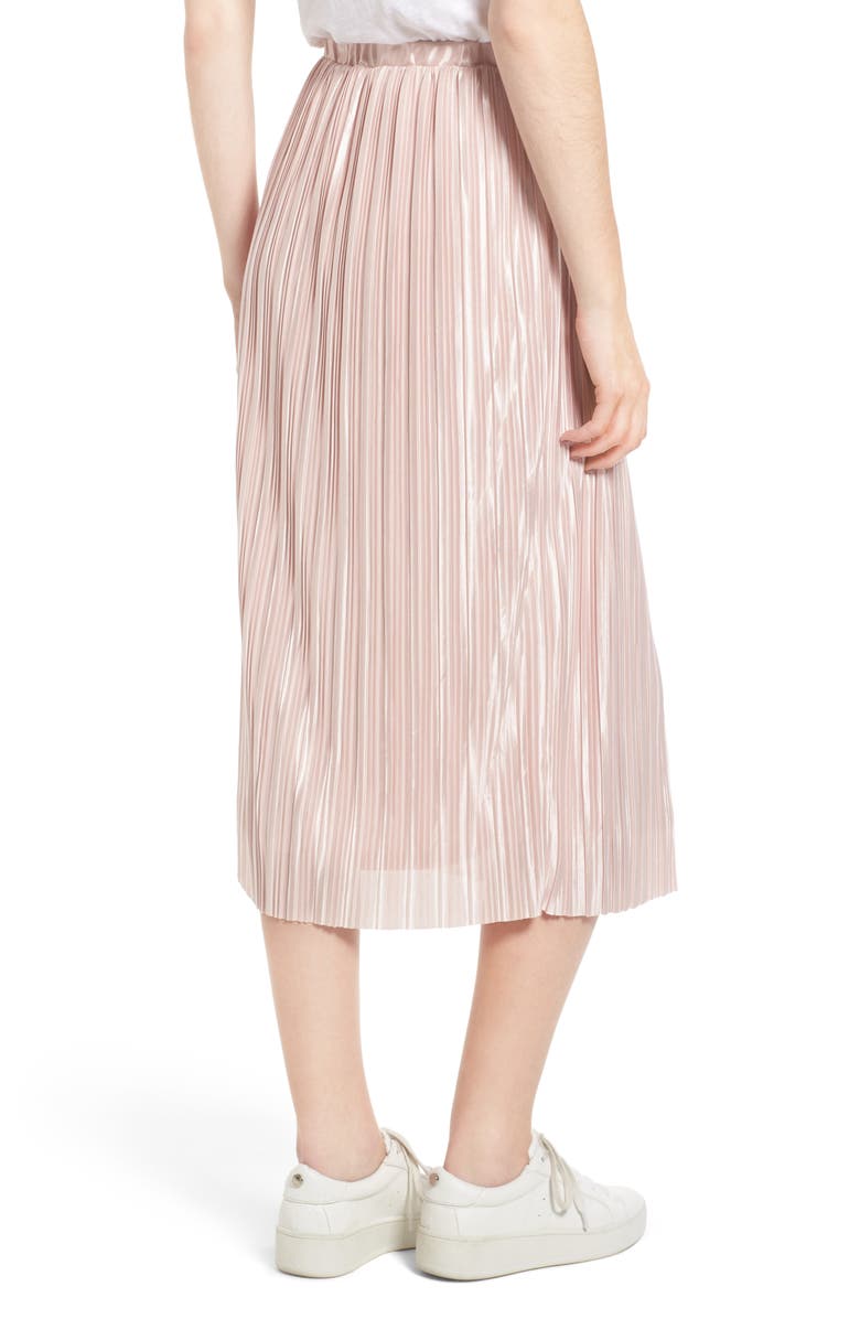 Chelsea28 Plissé Pleat Skirt, Alternate, color,