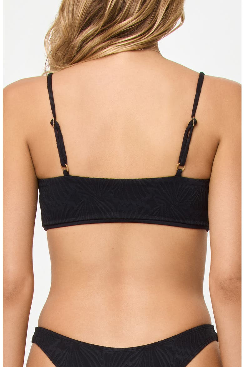 Lux Print Swim Top, Alternate, color, BLACK SHELLPRESS