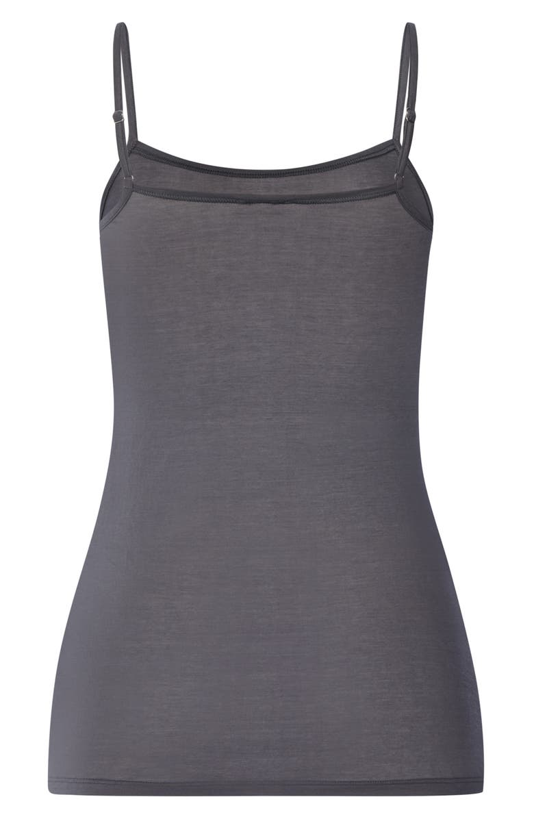 Hanro Ultralight Cotton Camisole, Alternate, color, Mercury