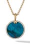 selected Chrysocolla/ Yellow Gold