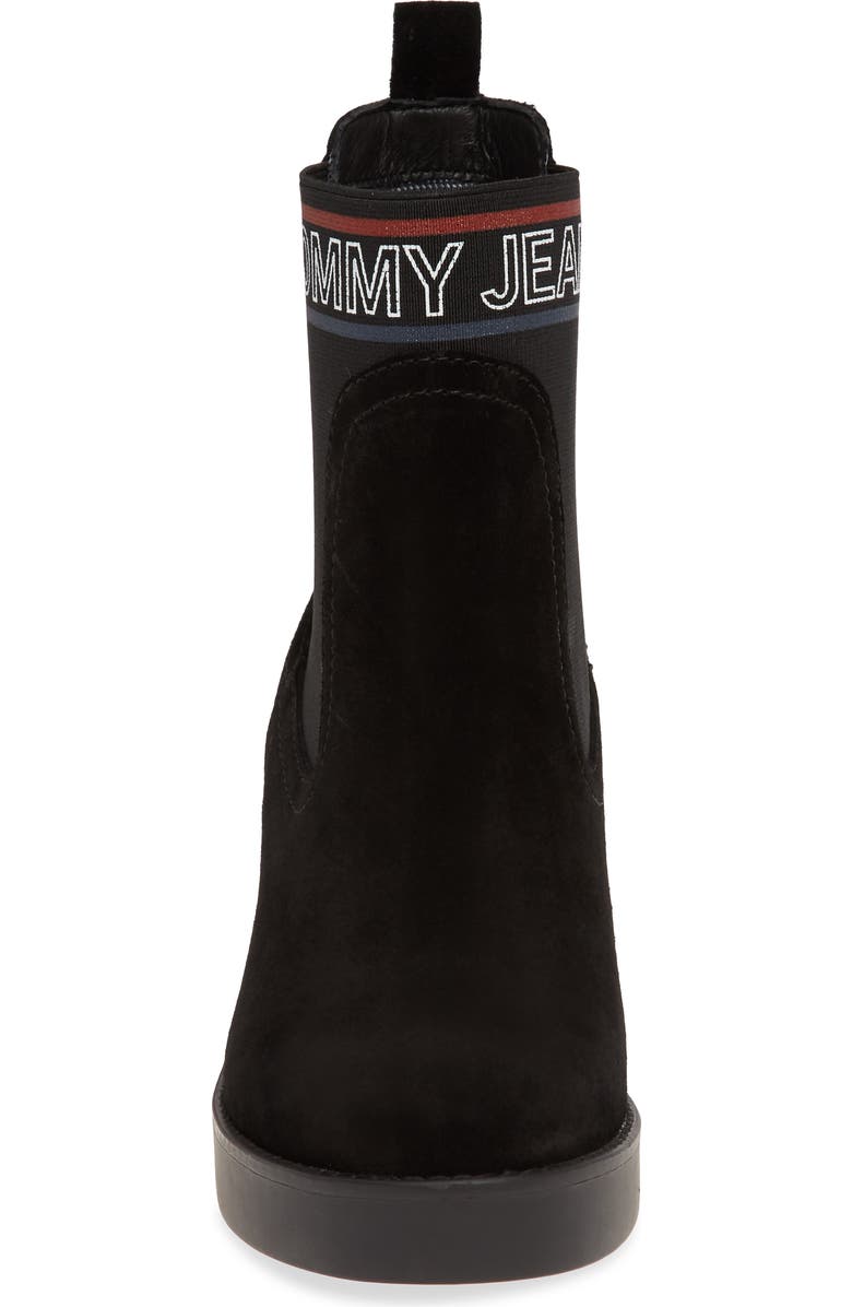 TOMMY JEANS Lynn Logo Platform Chelsea Boot, Alternate, color,
