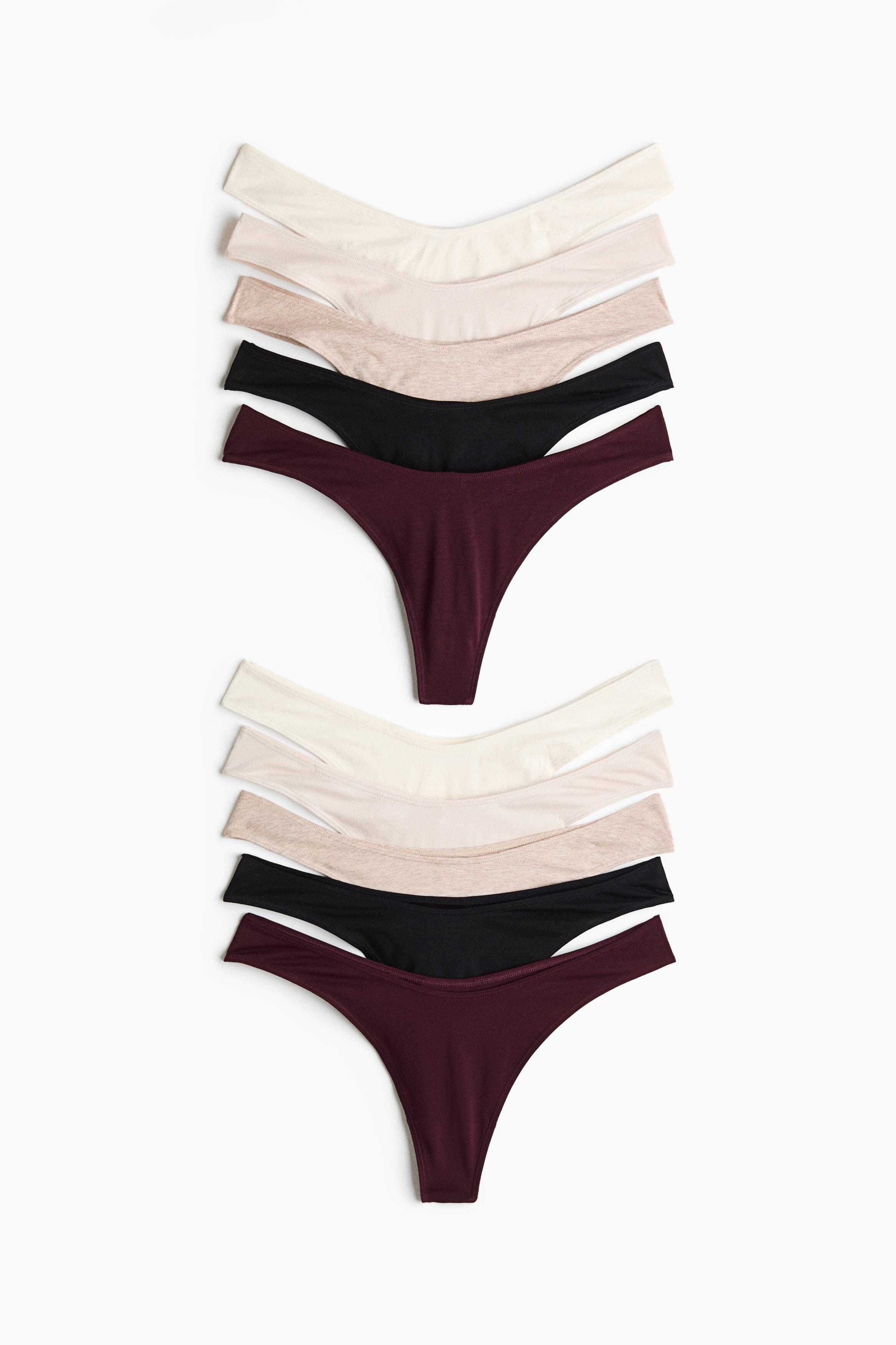 Burgundy/light beige melange