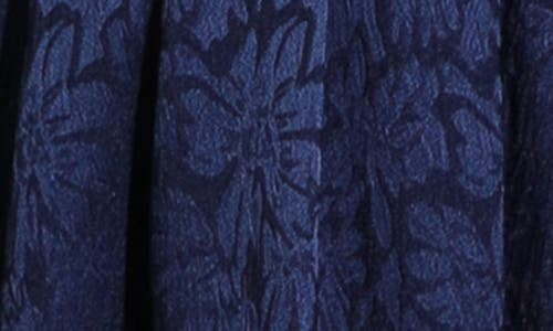 Flying Tomato Puff Sleeve Midi Dress In Navy
