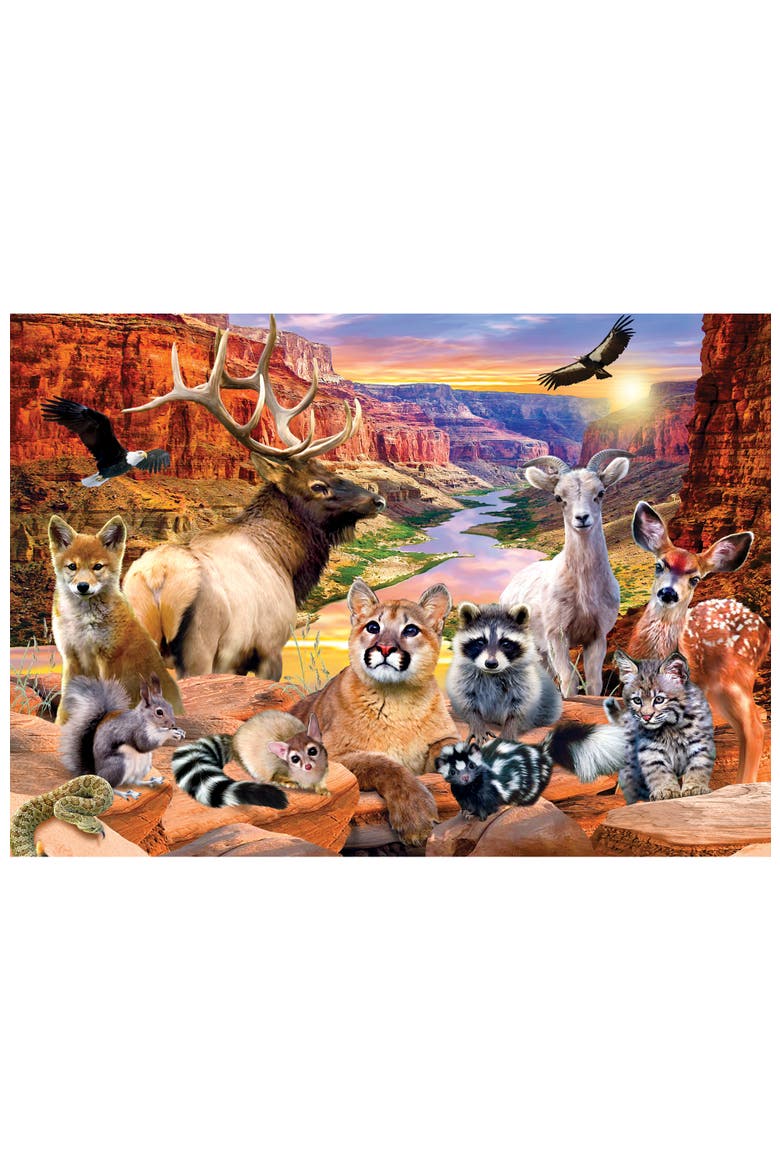 Grand Canyon 500 Piece Jigsaw Puzzle, Alternate, color, Multicolor