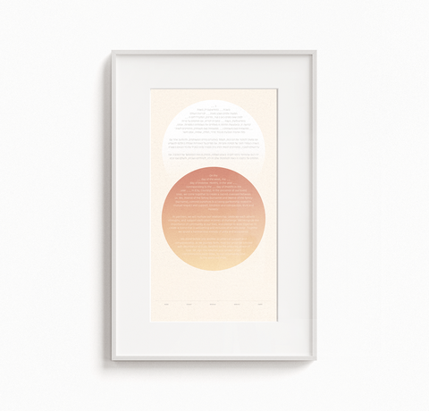 Circles Ketubah
