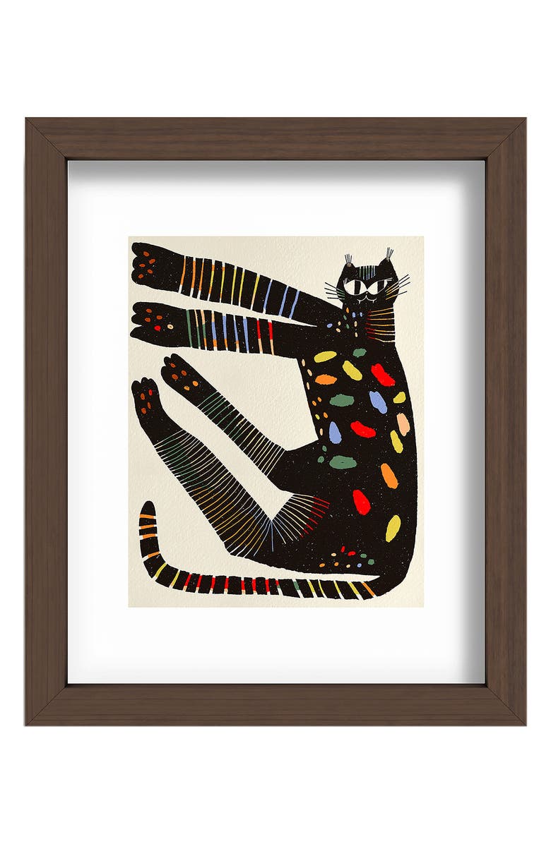 Deny Designs Magic Cat Framed Wall Art, Main, color, 