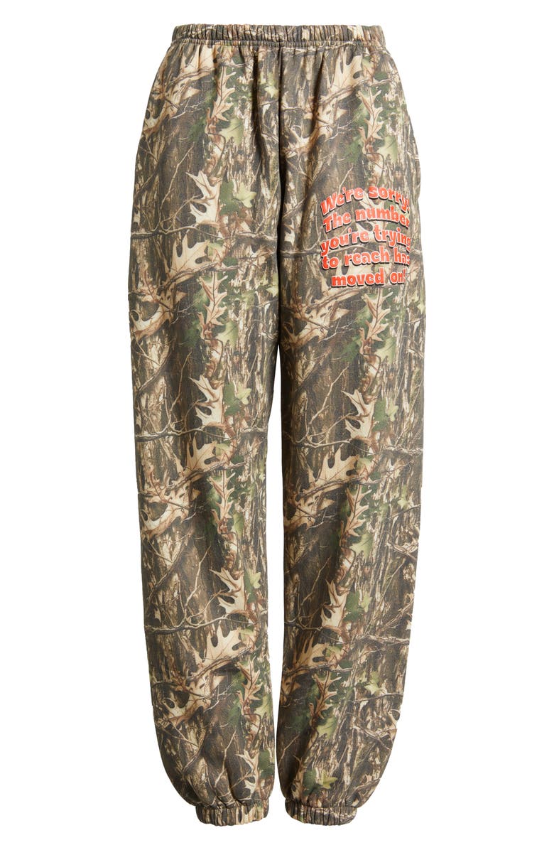 BOYS LIE 1-800-Manhunt Kimmy Camo Cotton Blend Sweatpants, Alternate, color, Multi