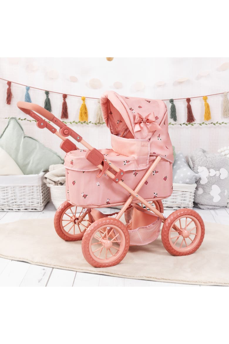 Doll Pram Trendy Play Push Stroller Fits 18" Dolls, Ages 3+, Alternate, color, Multicolored