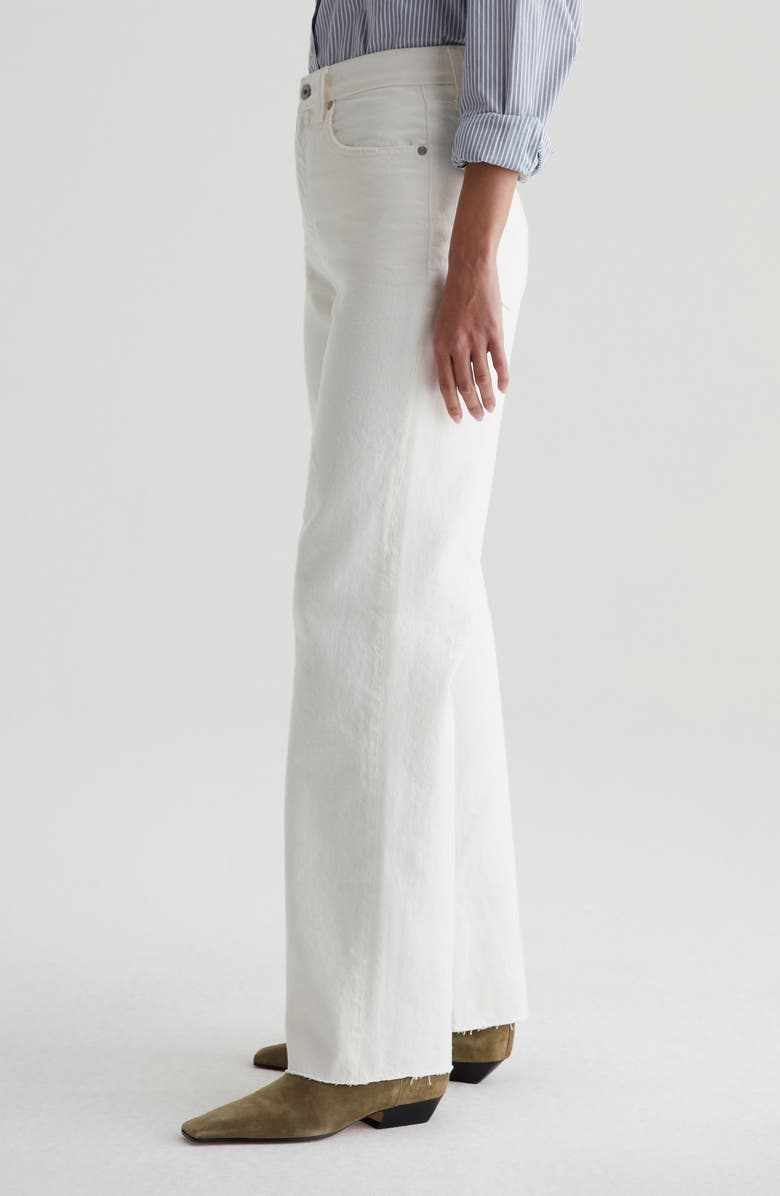 AG Kora High Waist Wide Leg Jeans, Alternate, color, 1 Year Powder