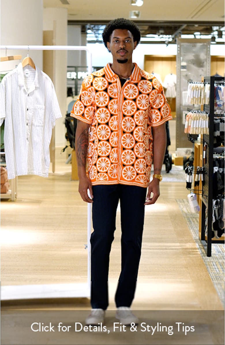 Orange Crochet Sweater, sales video thumbnail