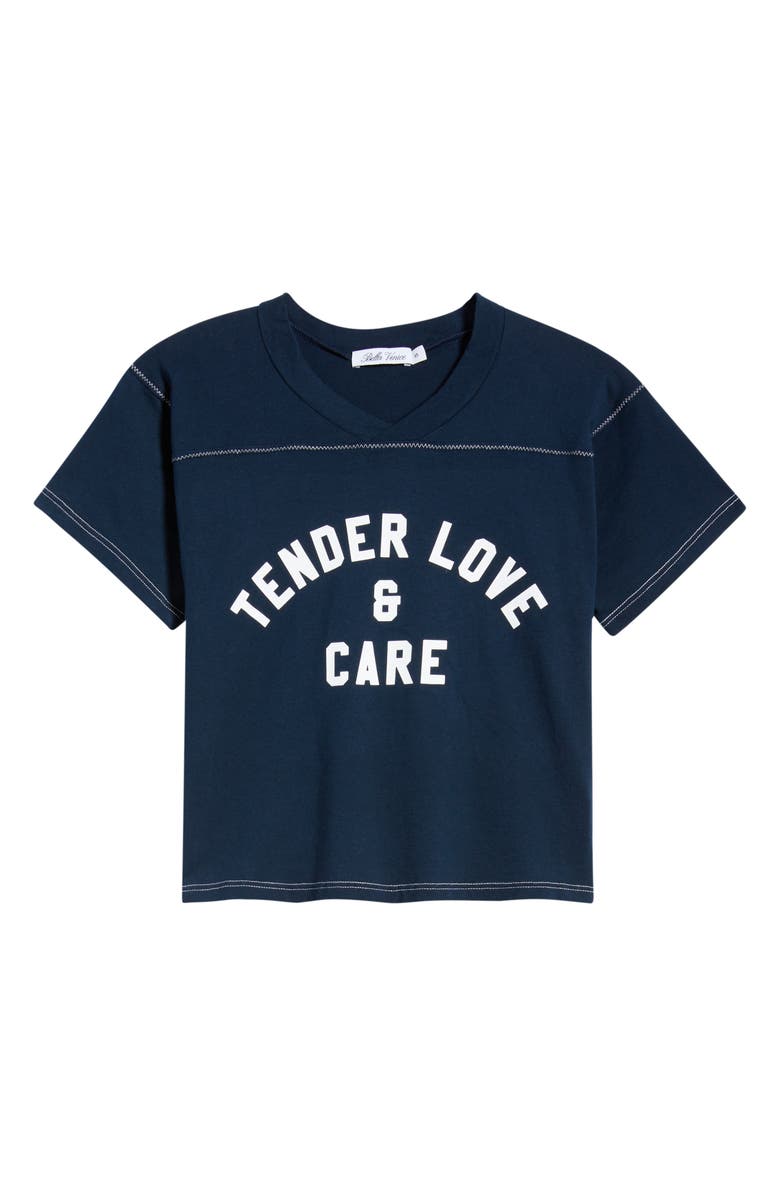 Bella Venice The TLC Crop Graphic T-Shirt, Alternate, color, Navy