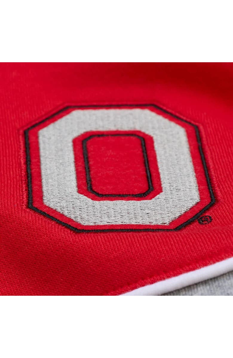 Mitchell & Ness Men's Mitchell & Ness  Scarlet Ohio State Buckeyes Fleece Sweatshirt, Alternate, color, Scarlet