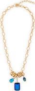 SAACHI Stone Charm Chain Necklace