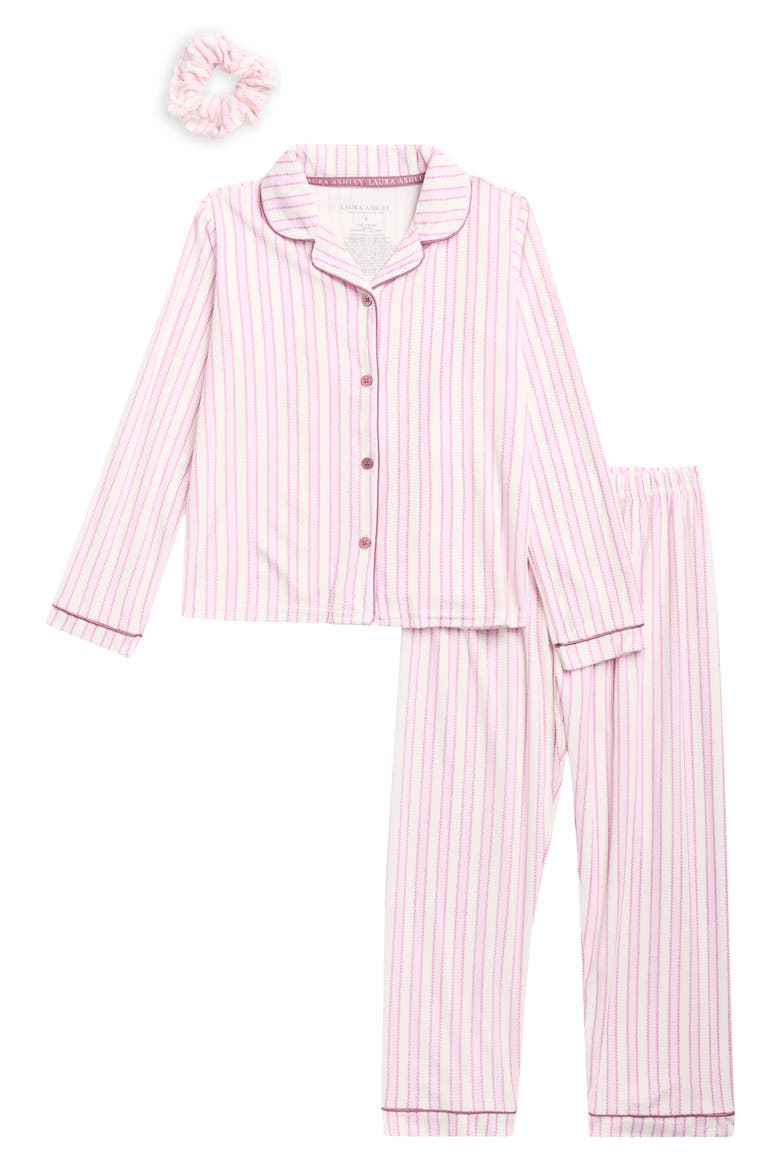 Kids' 2-Piece Pajamas & Scrunchie Set, Main, color, LSG S ORCH ST