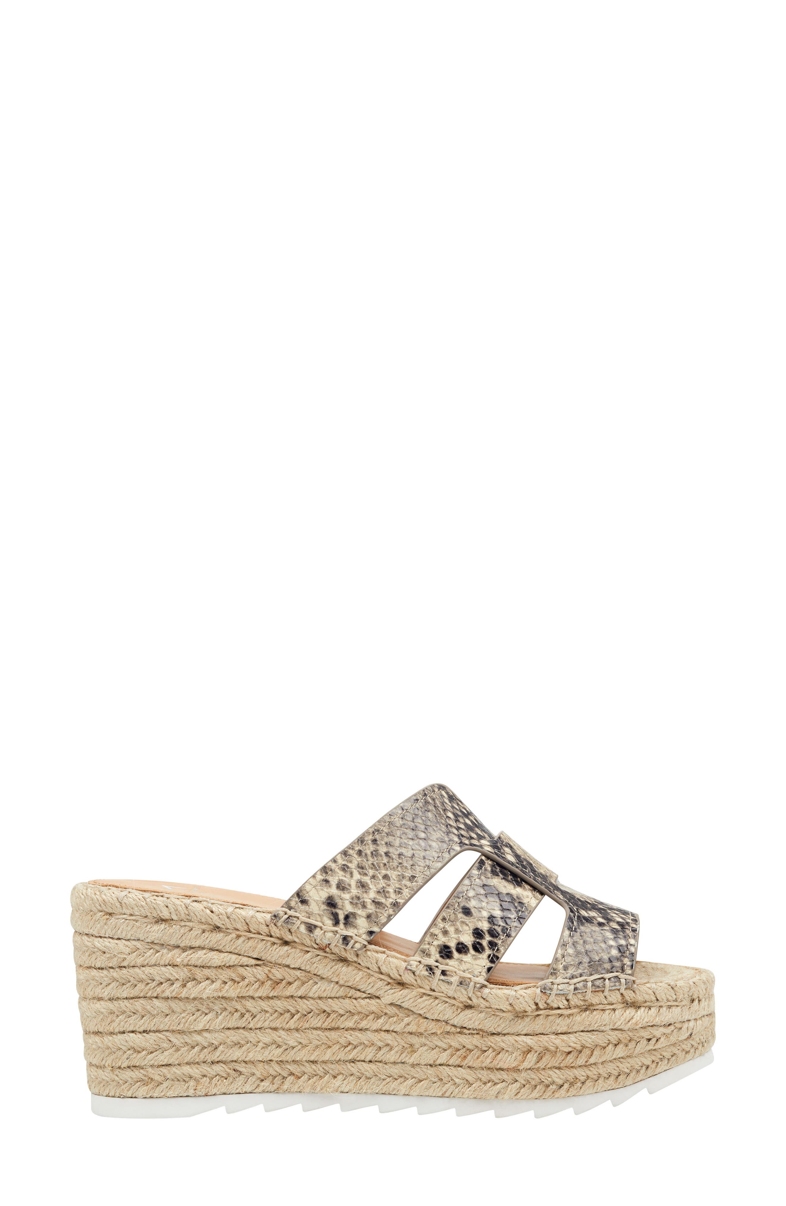 Robbyn Espadrille Wedge Sandal, Alternate, color, SNAKE EMBOSSED LEATHER