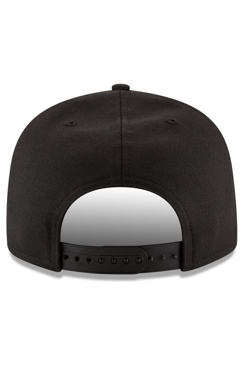 Men's New Era Black Houston Rockets 9FIFTY Snapback Hat, Alternate, color, Black