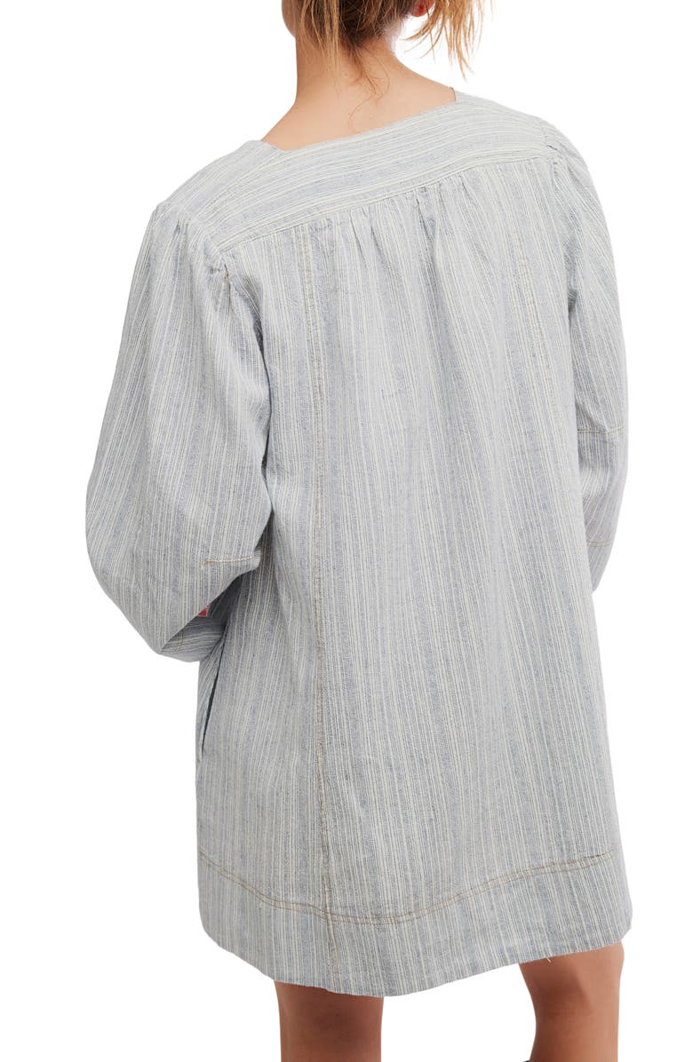 Free People Goldie V-Neck Minidress, Alternate, color,