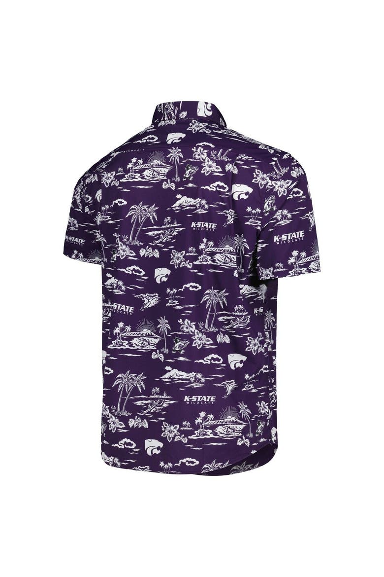 Men's Reyn Spooner Purple Kansas State Wildcats Performance Button-Down Shirt, Alternate, color, Purple